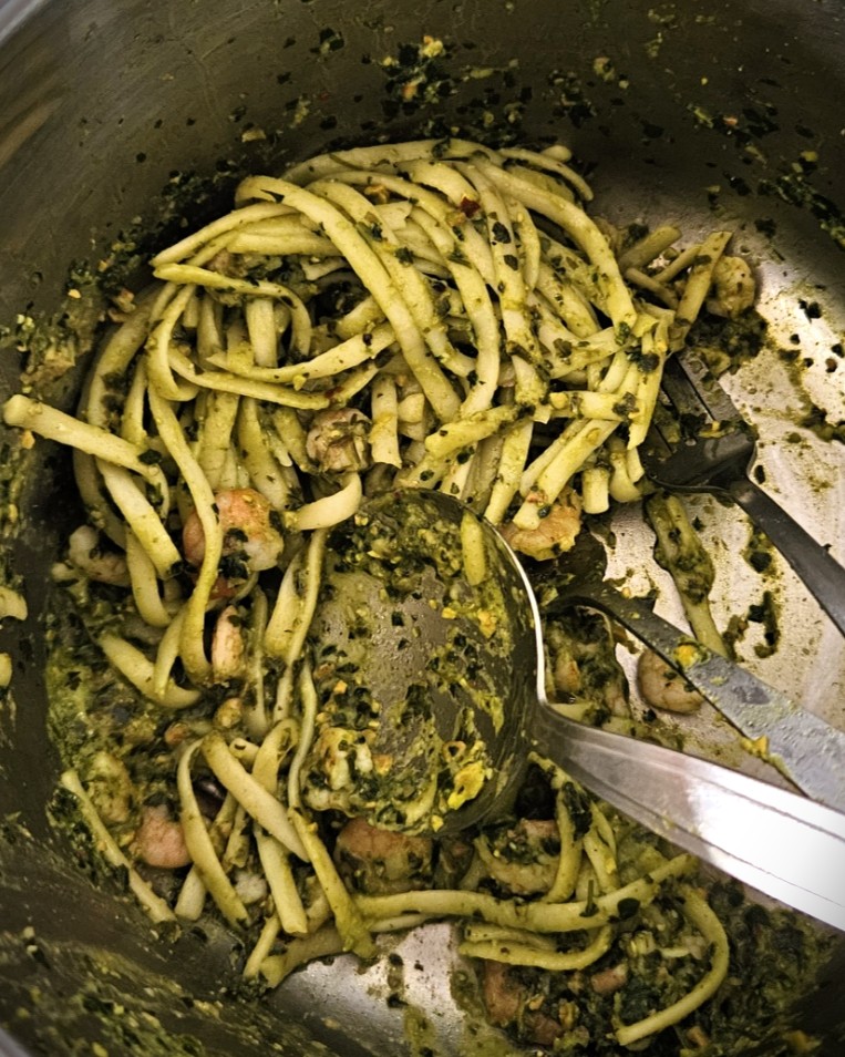 Pasta with pesto