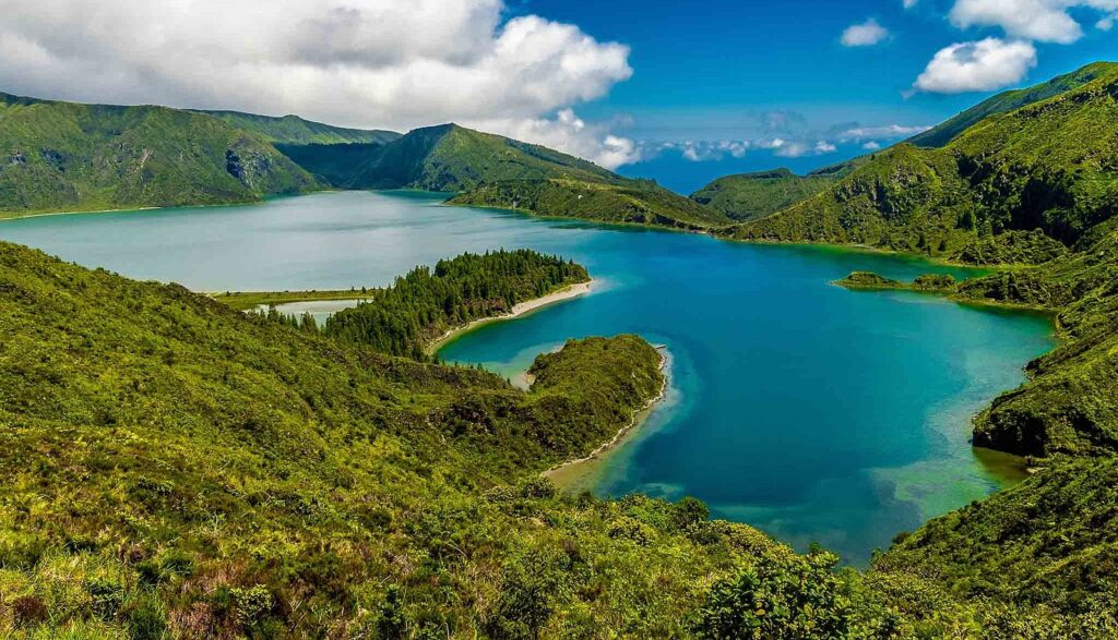 Fogo Lake S. Miguel Island The Azores