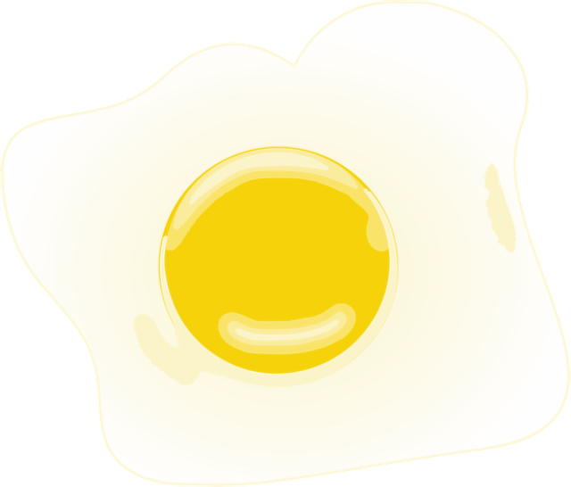 AI generated image of a fried egg