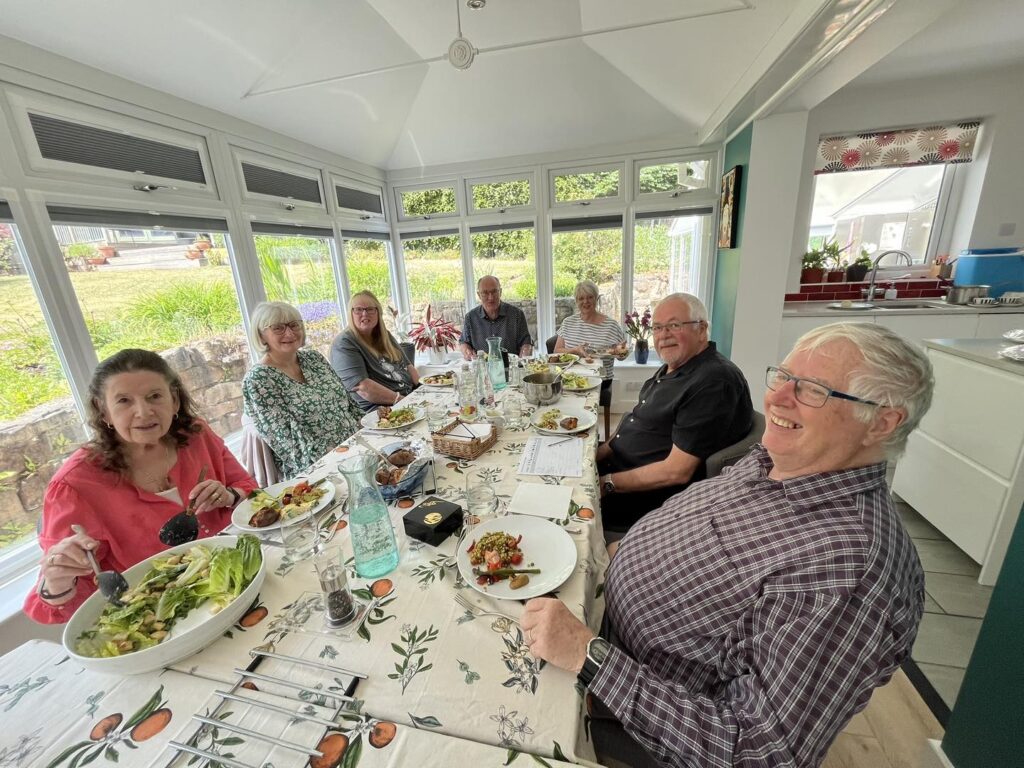 Food and Cookery Group 2 - seated at table right