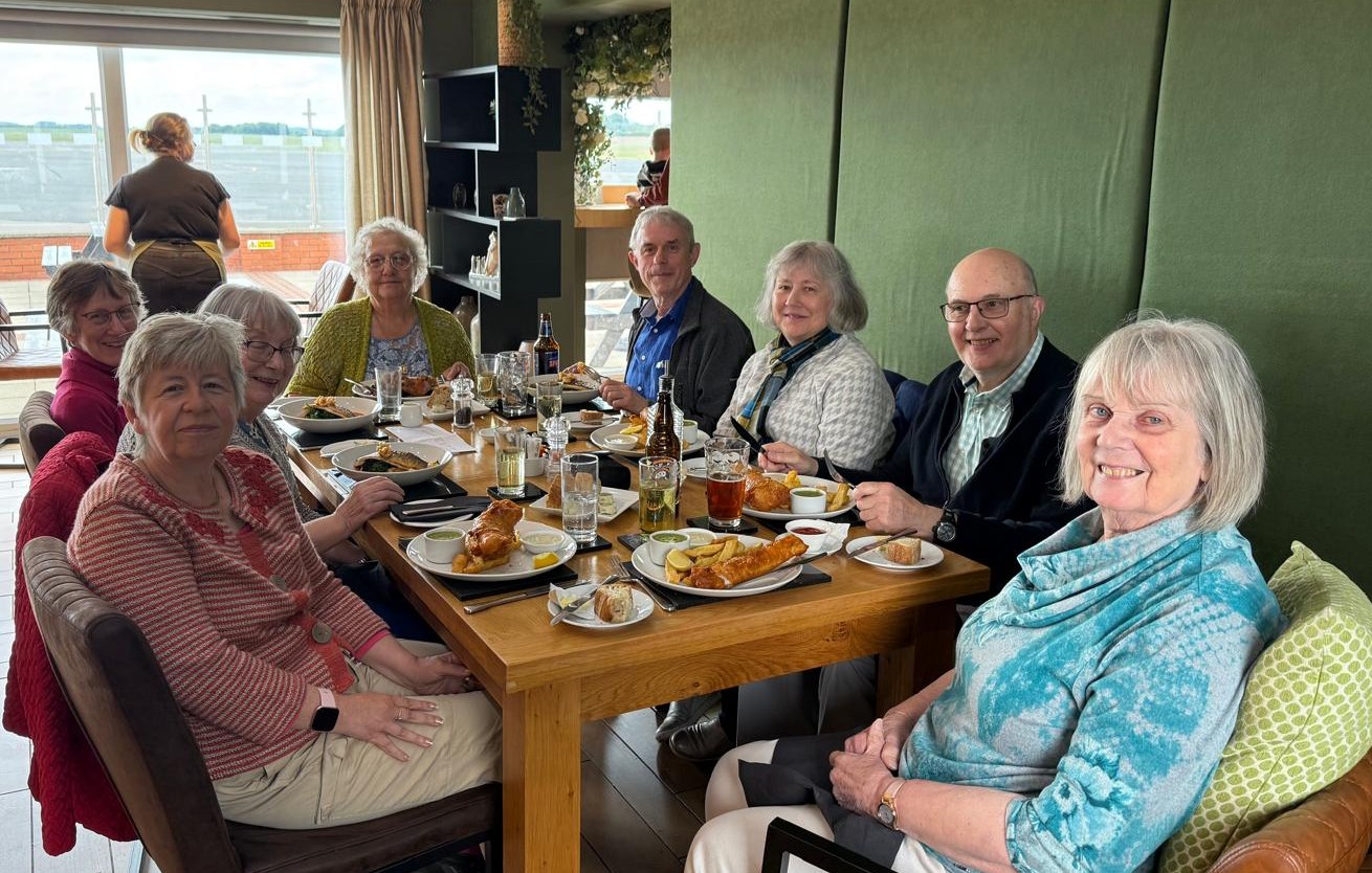 The Apron Cafe - Seated at the table