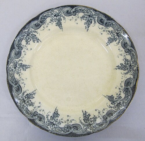 Royal Doulton plate, featuring the Laburnum pattern