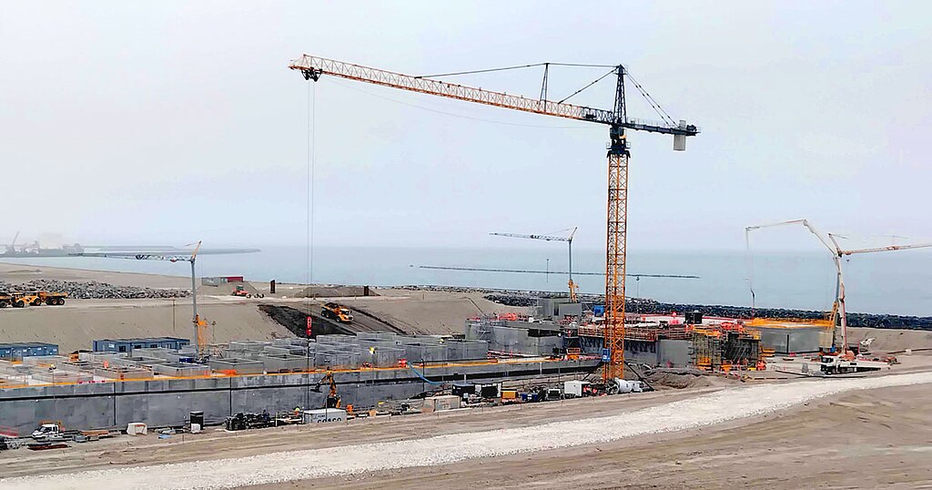 Opening to the Fehmarn Belt Tunnel - under construction - May 2025