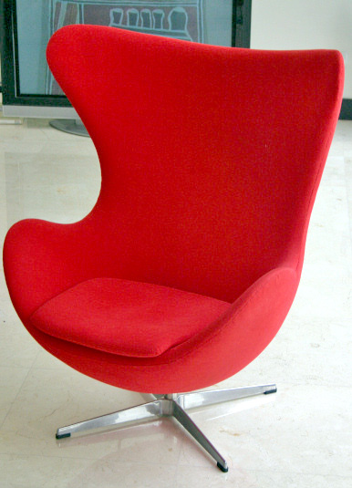The Egg Chair, designed by Arne Jacobsen in 1959