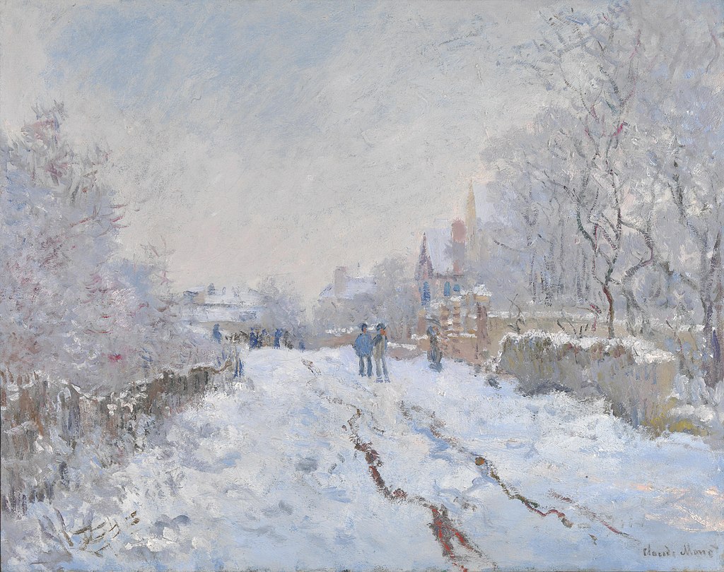 Claude Monet - 'Snow at Argenteuil'