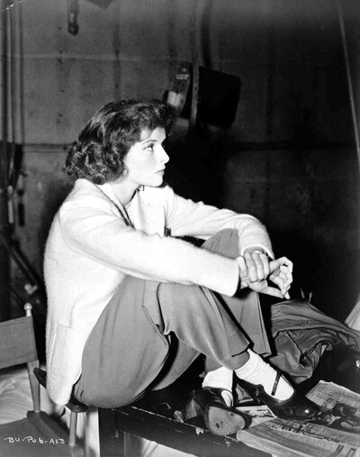 Katharine Hepburn - publicity still for the movie Bringing Up Baby