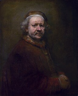 Rembrandt self-portrait aged 63
