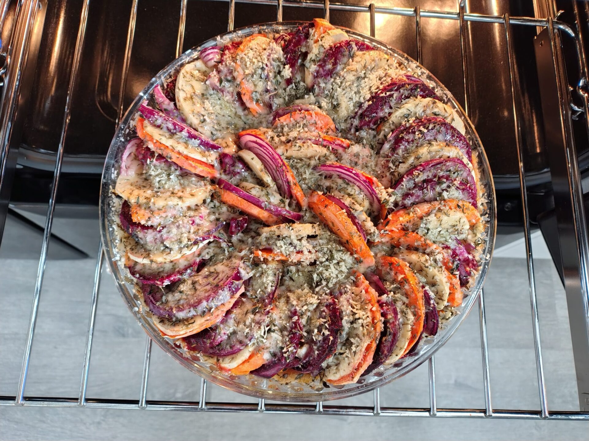 Vegetable bake in the oven