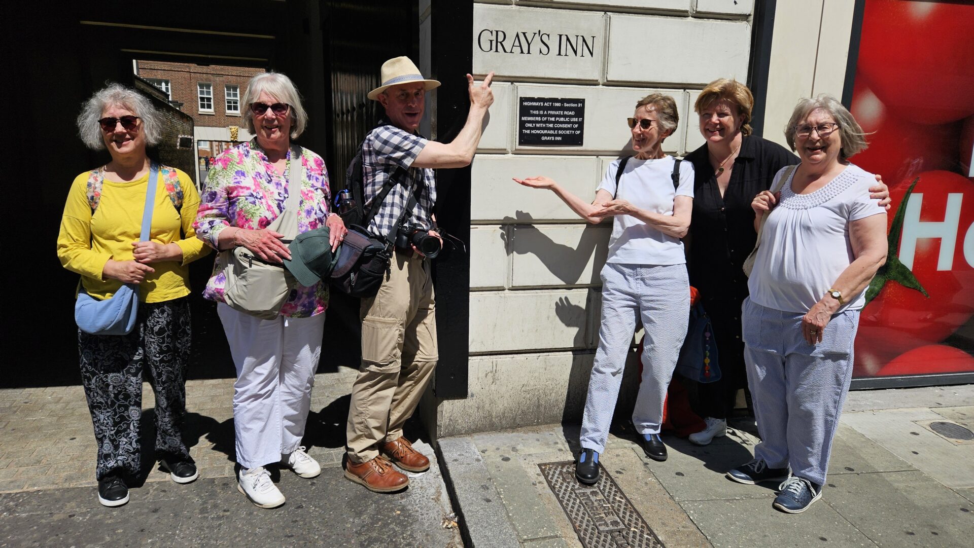 AA members at Gray's Inn