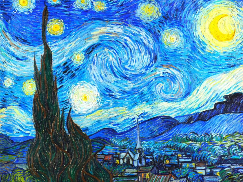 The Starry Night by Vincent Van Gogh