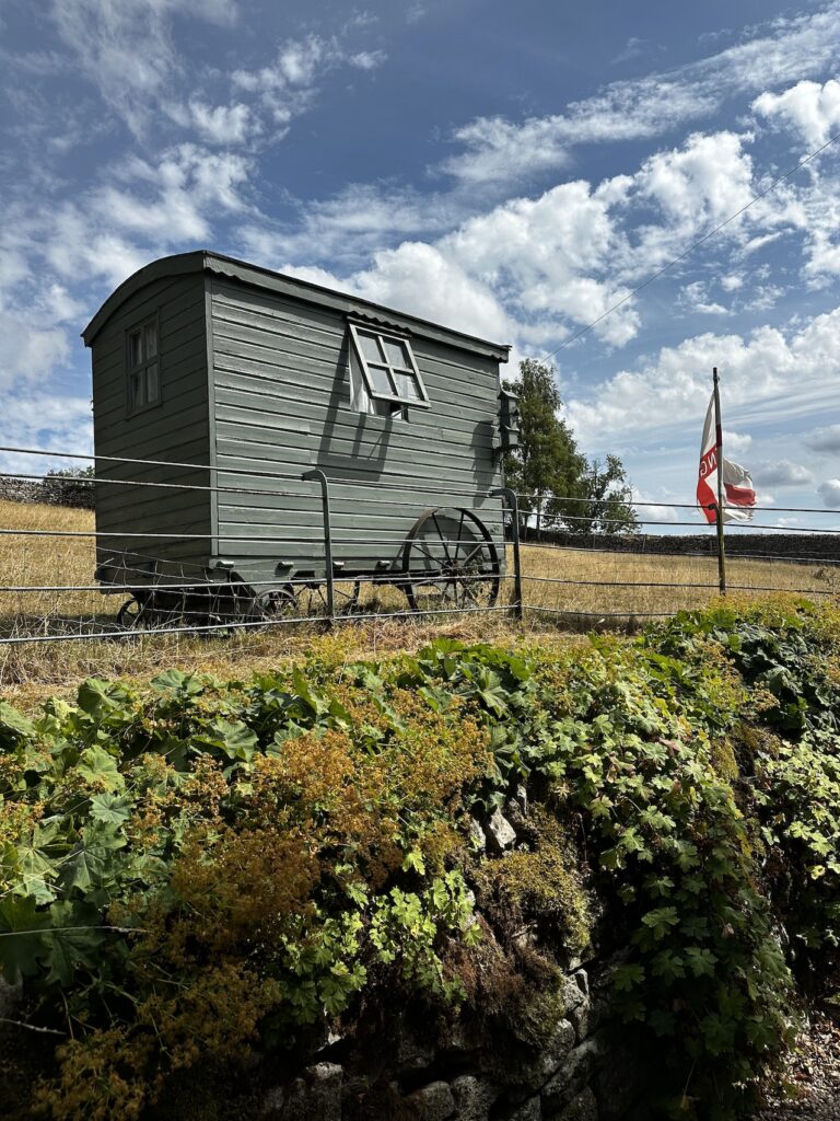 Hope House Costume Museum - wooden caravan