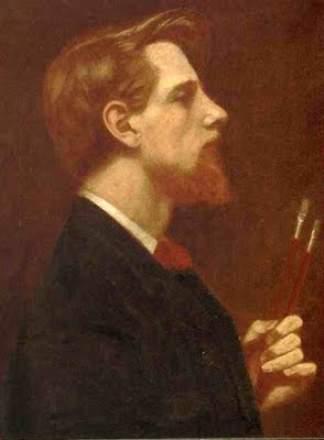 Thomas Cooper Gotch - self portrait, circa 1890