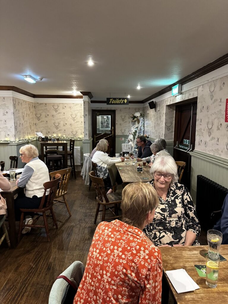 Ravenshead u3a members at the monthly Quiz Night at the Larch farm pub - Sept 2026