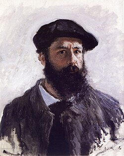 Self portrait of Claude Monet (1886)